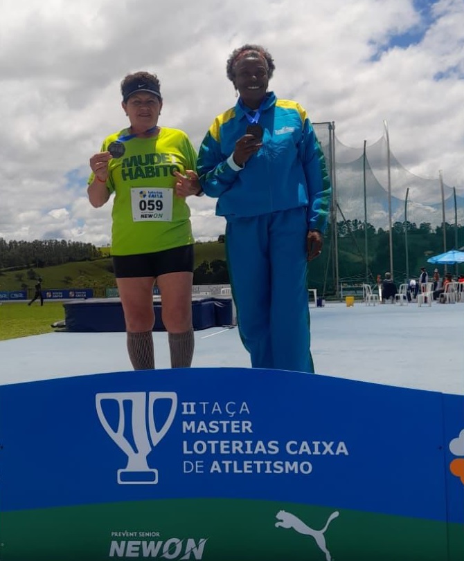 Cida Cesca conquistou três medalhas de prata na II Taça Master Loterias Caixa de Atletismo Cida Cesca conquistou três medalhas de prata na II Taça Master Loterias Caixa de Atletismo