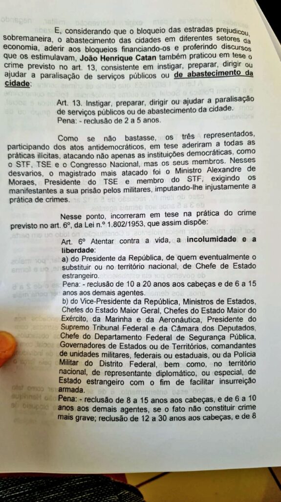 Zeca começa mandato antes da posse denunciando três parlamentares ao MPF por atos antidemocráticos