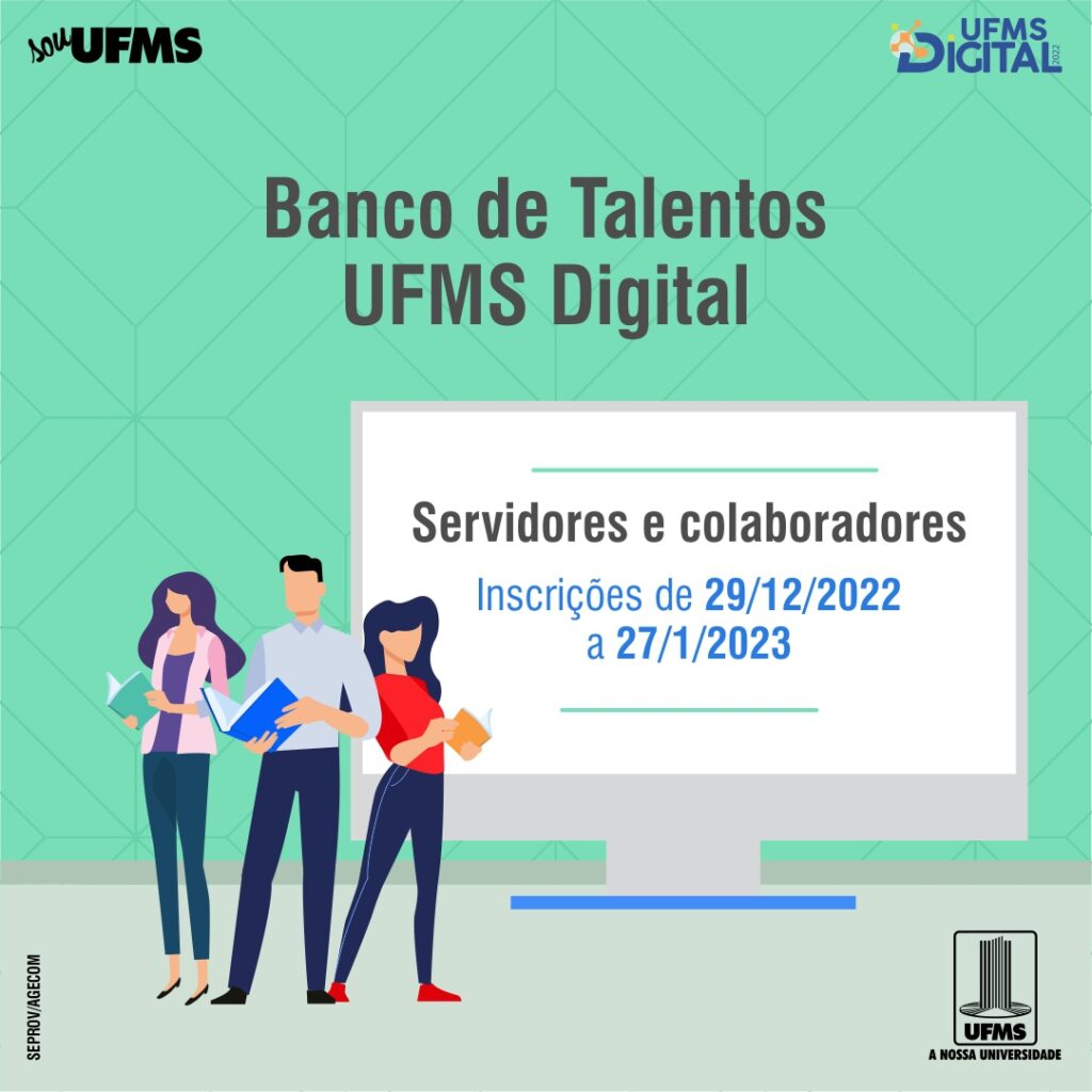 Banco de talentos do UFMS Digital abre inscrições para servidores e colaboradores