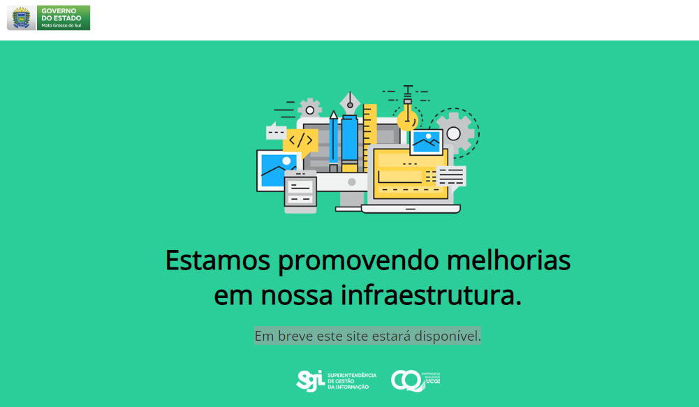 Sites do Governo do Estado amanhecem fora do ar Sites do Governo do Estado amanhecem fora do ar
