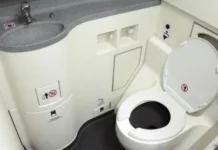 Aviões despejam resíduos do banheiro durante o voo?