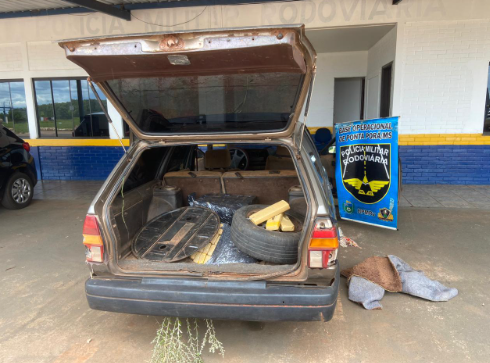 Traficante usando tornozeleira eletrônica é preso com carga de droga em MS Traficante usando tornozeleira eletrônica é preso com carga de droga em MS