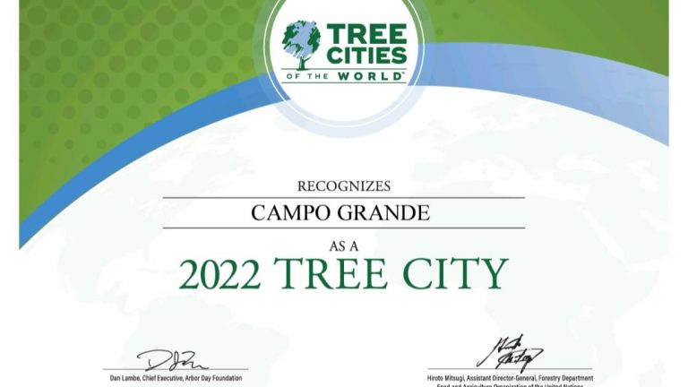 Capital é reconhecida mundialmente como uma 'Tree City of de World' pela quarta vez seguida