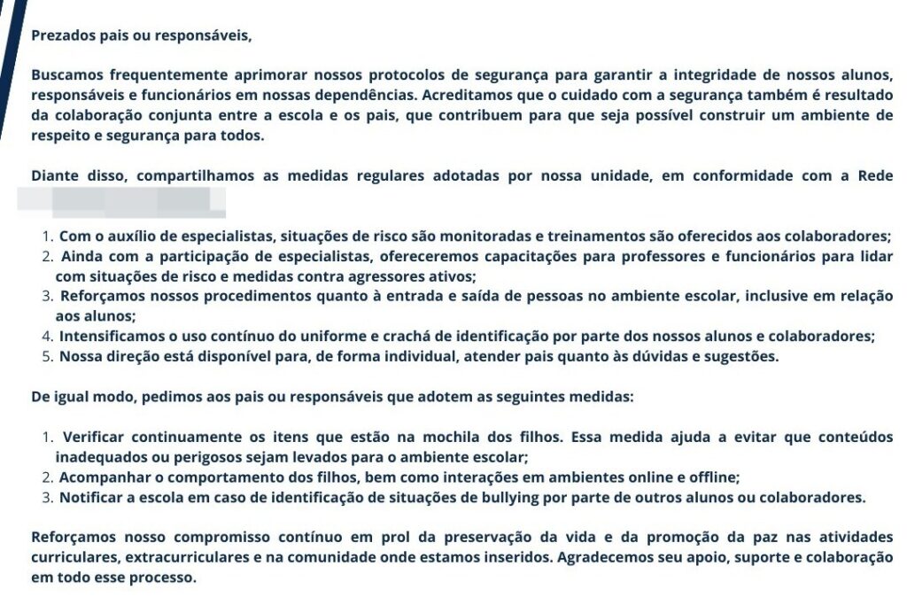 Aluno de 12 anos é flagrado com duas facas e martelo em colégio de Campo Grande