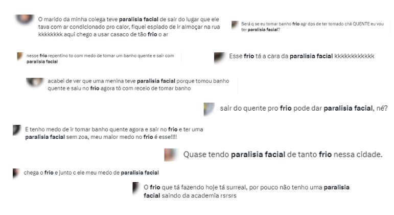 Tomar vento gelado após um banho quente pode 'entortar' o rosto? Tomar vento gelado após um banho quente pode 'entortar' o rosto?
