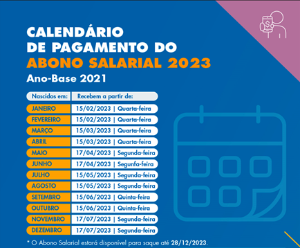 Caixa realiza pagamento do abono salarial para nascidos nos meses de julho e agosto Caixa realiza pagamento do abono salarial para nascidos nos meses de julho e agosto