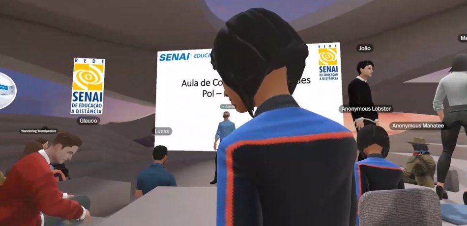 Senai realiza primeira aula no metaverso e inova em ações de aprendizado Senai realiza primeira aula no metaverso e inova em ações de aprendizado