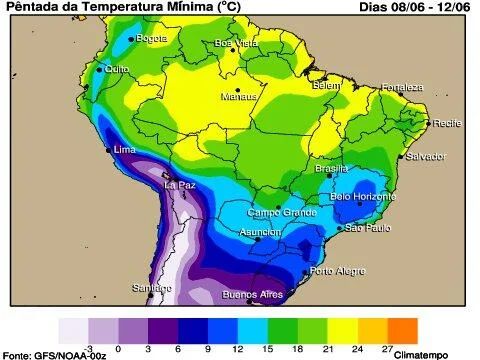 Limpe o seu casaco! Temperatura vai despencar, e muito, nos próximos dias em todo o MS Limpe o seu casaco! Temperatura vai despencar, e muito, nos próximos dias em todo o MS