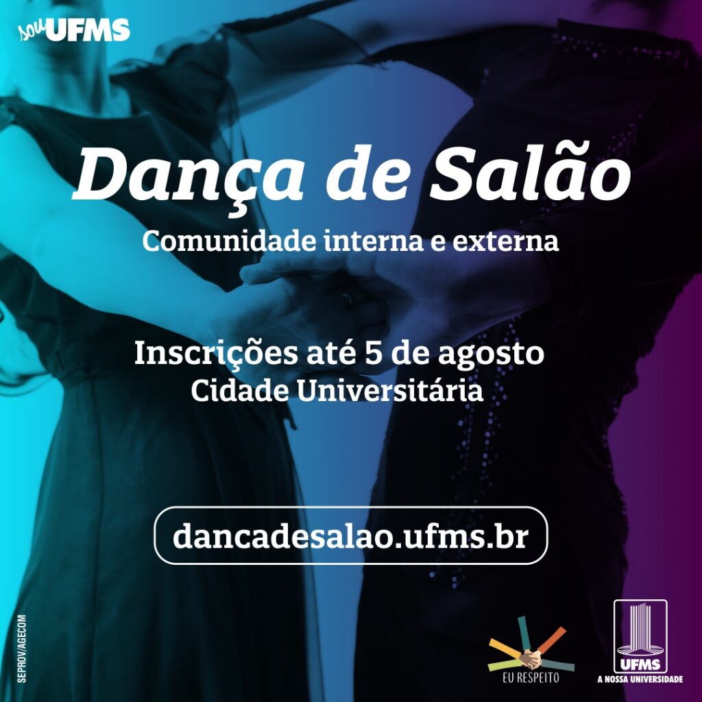 Projeto dança de salão abre inscrições para turmas iniciantes na UFMS