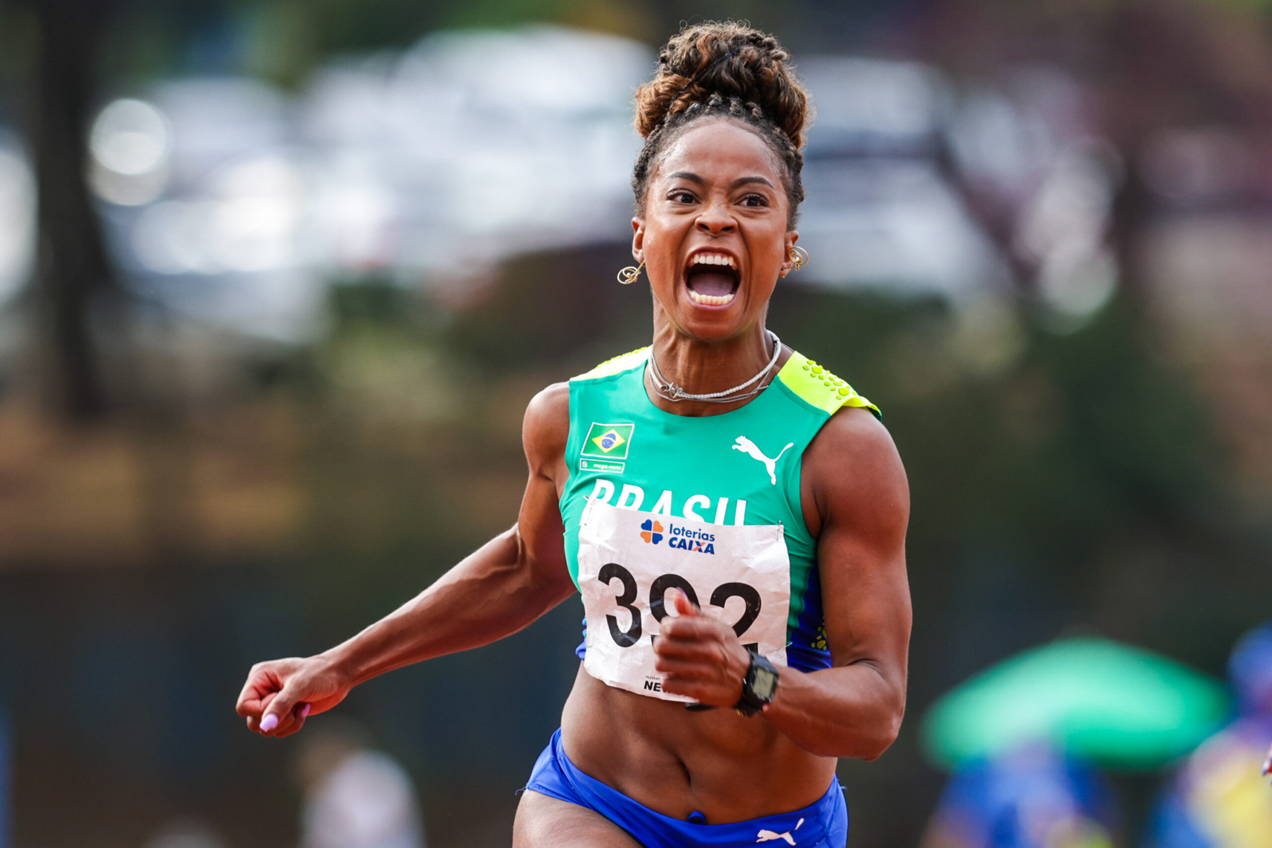 Vitória Rosa conquista 100m rasos e é a atleta mais rápida da América ...