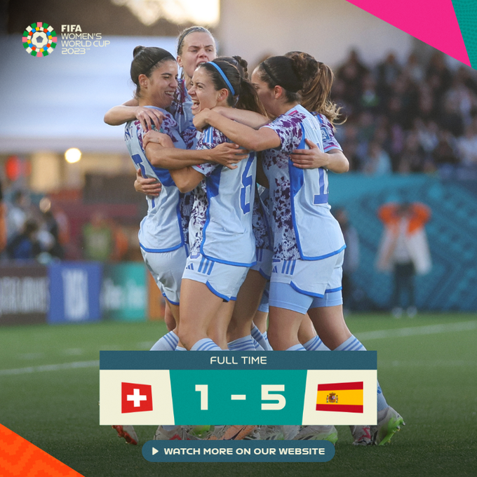 Japão e Espanha avançam para as quartas da Copa do Mundo feminina Japão e Espanha avançam para as quartas da Copa do Mundo feminina