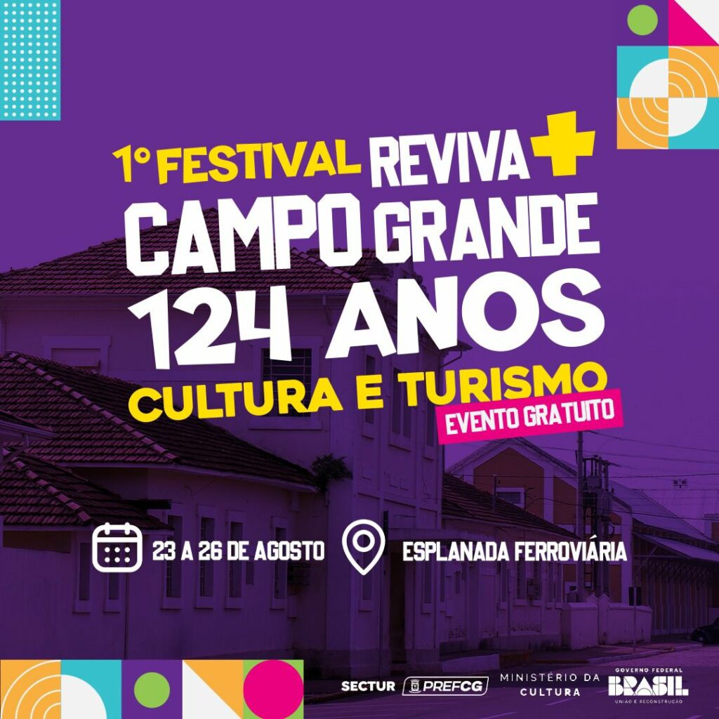 1º Festival Reviva Mais Campo Grande começa hoje com João Bosco e Vinícius 1º Festival Reviva Mais Campo Grande começa hoje com João Bosco e Vinícius