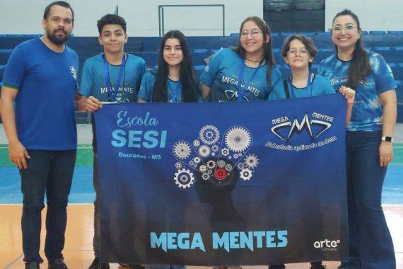 Escola Sesi fatura três medalhas na etapa regional da Olimpíada Brasileira de Robótica 2023