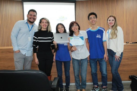 Aluna da Escola Sesi de Campo Grande vence concurso nacional sobre cidadania da CGU Aluna da Escola Sesi de Campo Grande vence concurso nacional sobre cidadania da CGU