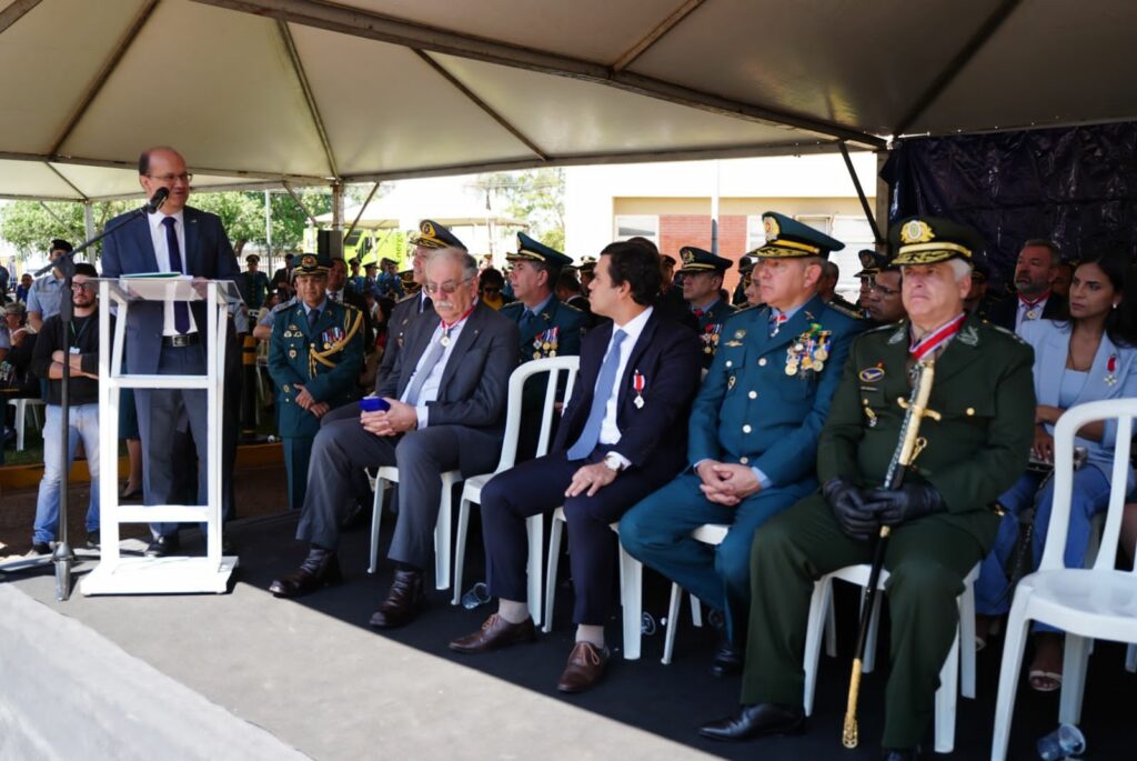 Solenidade celebra os 188 anos da PM-MS com vice-governador exaltando legado da instituição Solenidade celebra os 188 anos da PM-MS com vice-governador exaltando legado da instituição