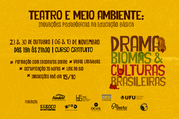 UFGD une teatro e meio ambiente para criar inovações pedagógicas na educação básica