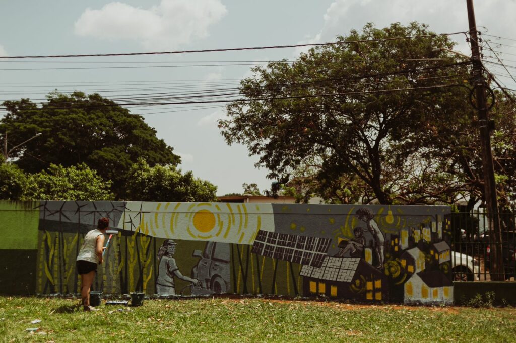 Projeto cultural concretiza ODS nos muros de escolas públicas de Campo Grande Projeto cultural concretiza ODS nos muros de escolas públicas de Campo Grande