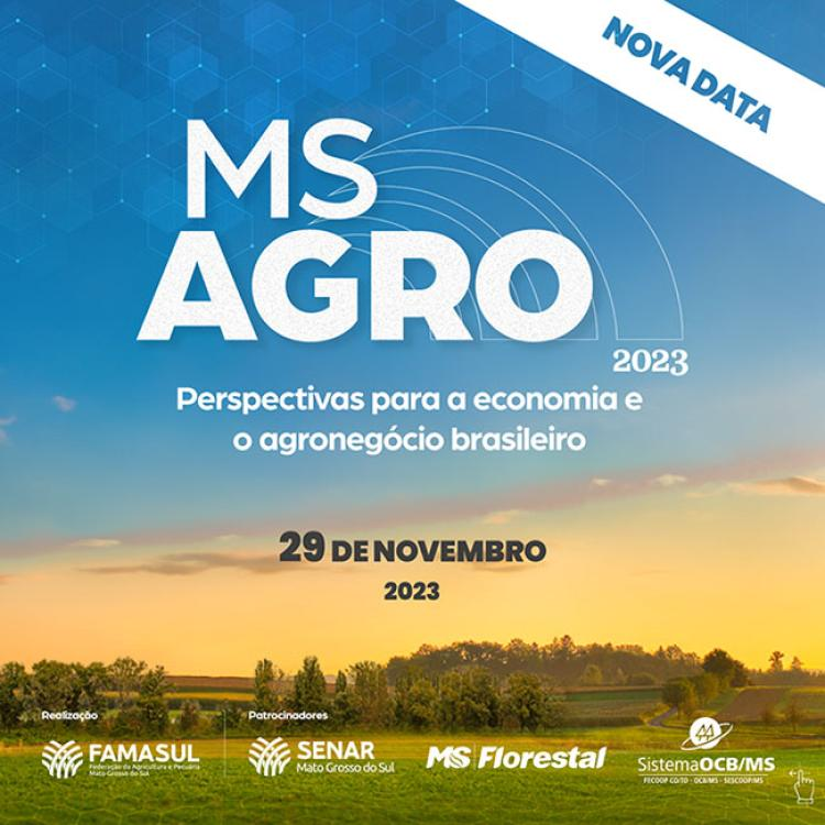 Perspectivas econômicas no agro são destaque do MS Agro 2023 Perspectivas econômicas no agro são destaque do MS Agro 2023