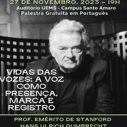 Cursos da UEMS trazem à Capital importante pensador professor da Universidade de Stanford nos EUA Cursos da UEMS trazem à Capital importante pensador professor da Universidade de Stanford nos EUA