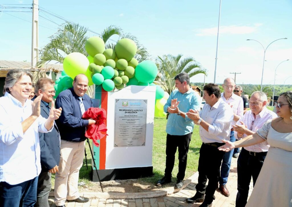 Em Inocência, governador Eduardo Riedel reforça compromisso do Estado com o desenvolvimento das cidades