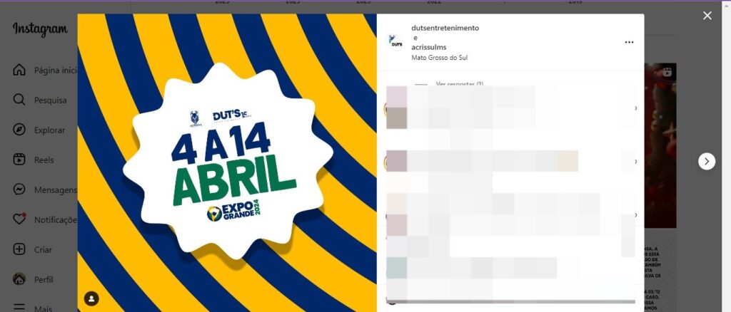 Expogrande acontece em abril e DUT'S Entretenimento vai anunciar os shows em breve