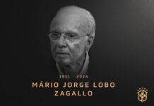 Velório de Zagallo será aberto ao público na sede da CBF