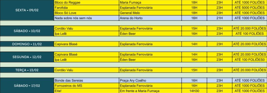 Carnaval da Esplanada vai receber camarote para o motorista da rodada