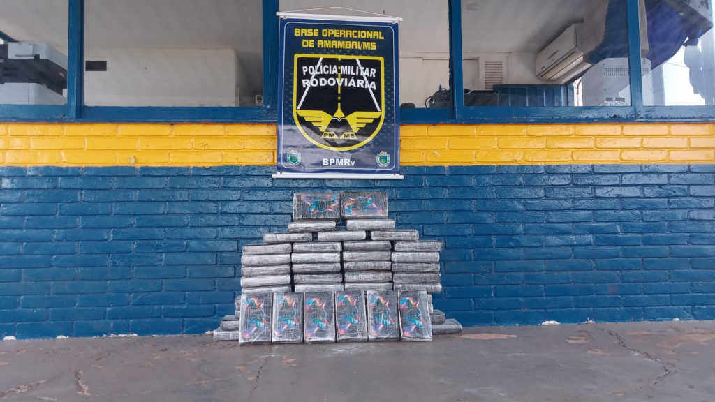 PMR prende homem transportando mais de 50 quilos de cocaína na MS-156