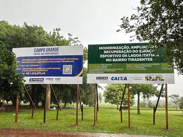 Chuva rápida alaga ruas próximas à Lagoa Itatiaia com promessa de reforma Chuva rápida alaga ruas próximas à Lagoa Itatiaia com promessa de reforma