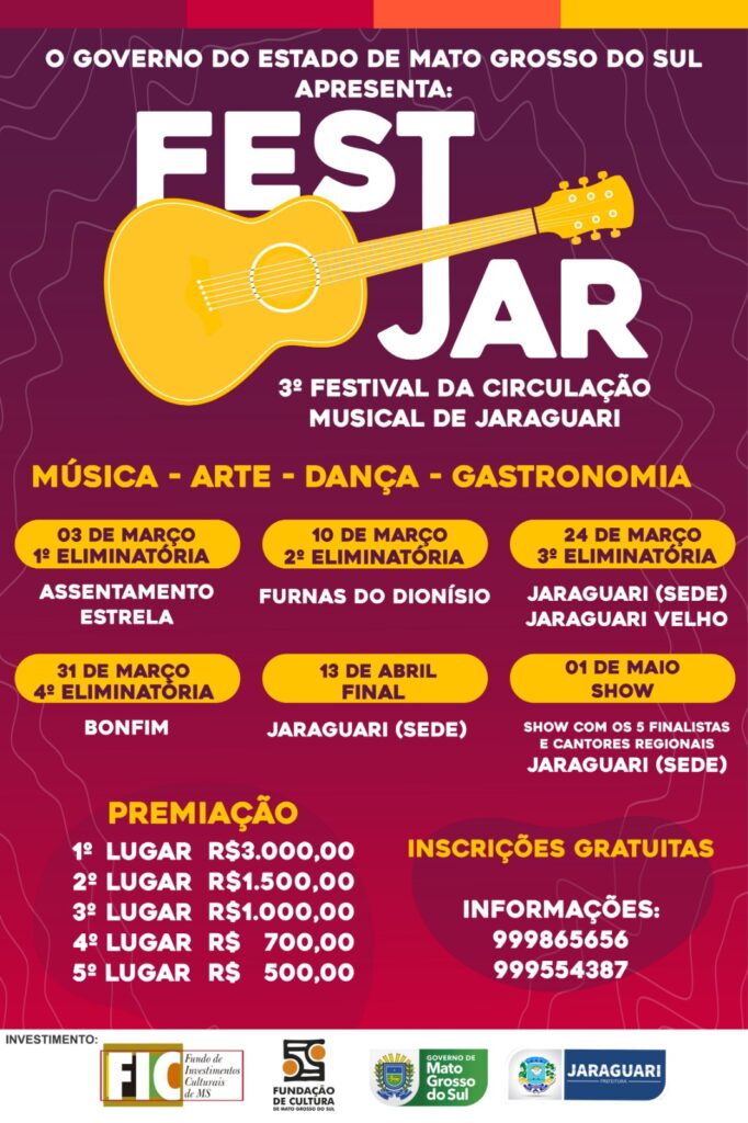 Festival de Música chega à comunidade quilombola Furnas do Dionísio