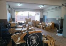 Choque apreende mercadorias de origem estrangeira em galpão na Chácara das Mansões