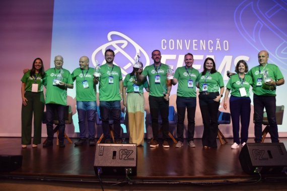 Convenção Fiems 2024: Lideranças do Sesi, Senai e IEL debatem projetos Convenção Fiems 2024: Lideranças do Sesi, Senai e IEL debatem projetos