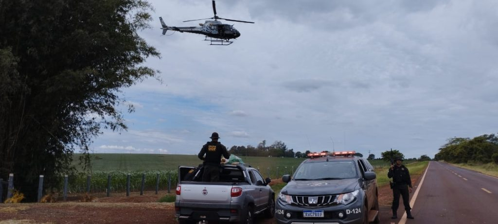 DOF recupera veículo roubado em São Paulo com quase 300 quilos de drogas