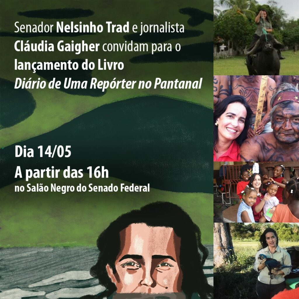 Jornalista Cláudia Gaigher lança livro na próxima terça no Senado Federal