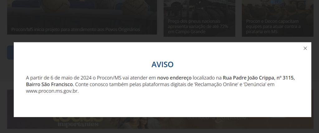 Sede do Procon Estadual muda de endereço a partir de segunda-feira Sede do Procon Estadual muda de endereço a partir de segunda-feira