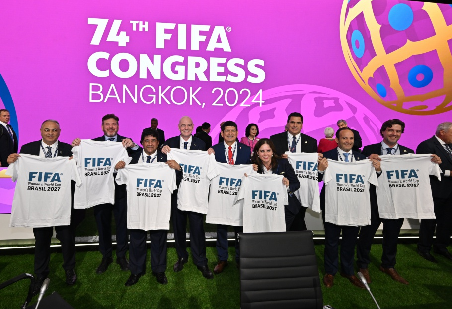 Brasil confirma favoritismo e será a sede Copa do Mundo feminina de 2027 Brasil confirma favoritismo e será a sede Copa do Mundo feminina de 2027