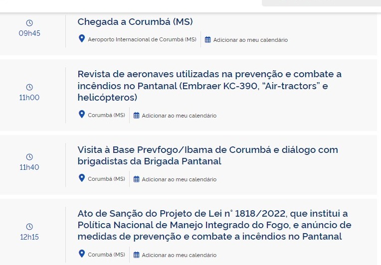 Ao vivo: Lula fiscaliza combate aos incêndios no Pantanal e sanciona lei do manejo integrado do fogo