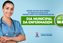 Dia Municipal da Enfermagem será comemorado na Câmara da Capital