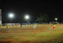 Prefeitura entrega iluminação para esporte e lazer no Campo de Futebol do Conjunto Aero Rancho