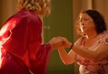 No Rancho Fundo: Blandina faz faxina no hotel no lugar da mãe