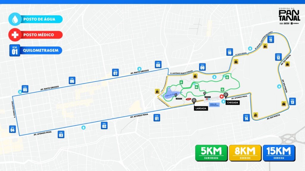 Corrida do Pantanal: confira os pontos de interdição previstos para o dia da prova Corrida do Pantanal: confira os pontos de interdição previstos para o dia da prova