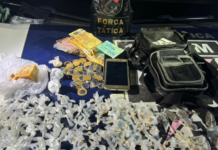 PM depara com ponto de drogas a todo vapor na ocupação da Homex