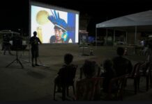 Cinema ao ar livre chega a Sidrolândia com o projeto Vizinhança na Praça