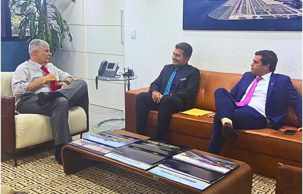 Em Brasília, Marçal dá passos importantes para reabrir o Aeroporto de Dourados Em Brasília, Marçal dá passos importantes para reabrir o Aeroporto de Dourados
