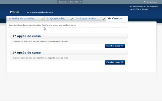 Confira passo a passo para inscrição no Prouni 2025 Confira passo a passo para inscrição no Prouni 2025