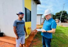 Prefeitura realiza acompanhamento nas casas entregues às famílias do Mandela