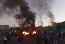 MST bloqueia BR-163 na saída para São Paulo, em Campo Grande