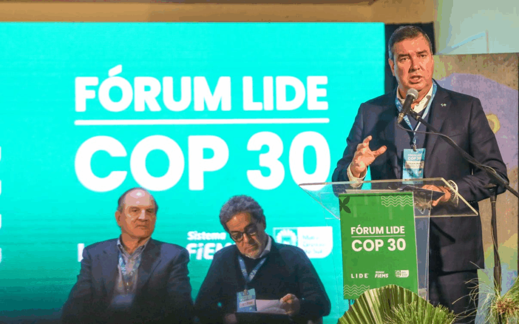 Desenvolvimento e sustentabilidade: MS é destaque e exemplo no Fórum LIDE COP 30 Desenvolvimento e sustentabilidade: MS é destaque e exemplo no Fórum LIDE COP 30