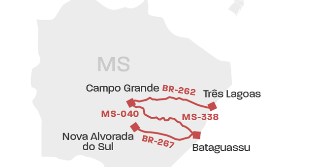 Quatro grupos demonstram interesse no leilão da Rota da Celulose em MS Quatro grupos demonstram interesse no leilão da Rota da Celulose em MS