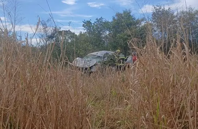 Identificado motorista que morreu em capotamento de Hilux na MS-040 Identificado motorista que morreu em capotamento de Hilux na MS-040